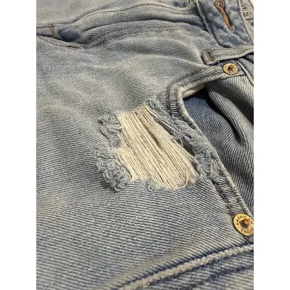 American eagle womens 4 short distressed denim - Picture 4 of 6